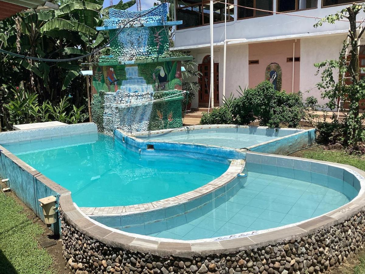 Exotic Flower Cabin2 Pool Agua Bendita Bagian luar foto