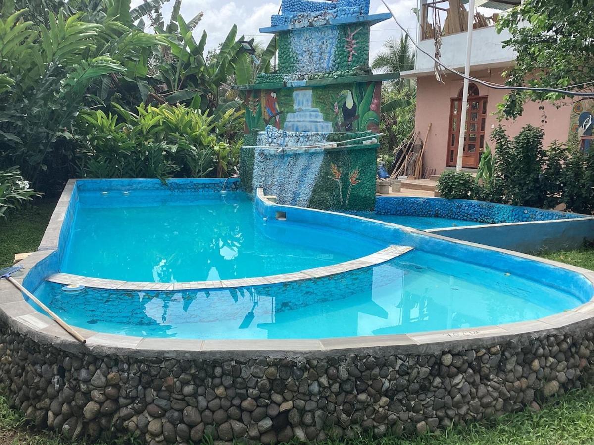 Exotic Flower Cabin2 Pool Agua Bendita Bagian luar foto